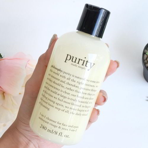 sữa rửa mặt philosophy purity made simple review