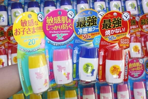 Kem chống nắng dạng sữa Nhật Bản Omi Sunbears