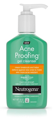 Neutrogena Acne Proofing Daily Facial Gel Cleanser With Salicylic Acid
