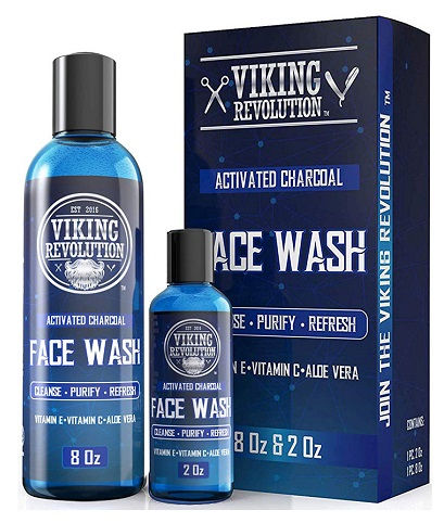 sữa rửa mặt cho nam Viking Revolution Charcoal Face Wash for Men