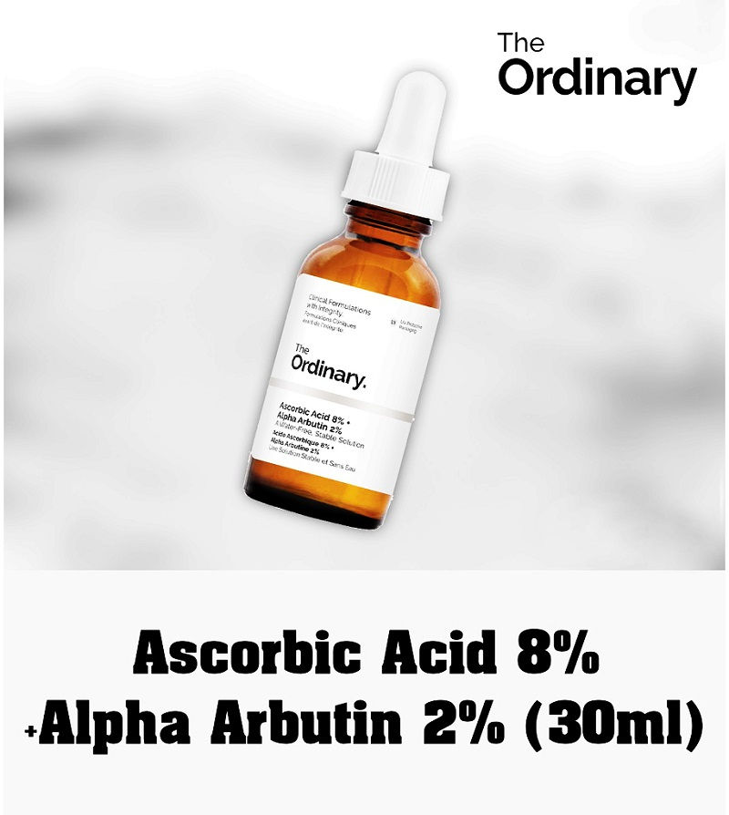 Review tinh chất làm trắng da Serum The Ordinary Ascorbic Acid 8% + Alpha Arbutin 2% 