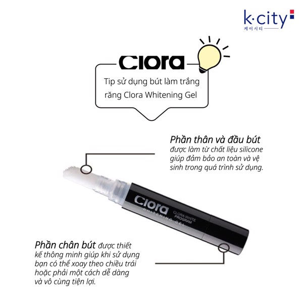 bút tẩy trắng răng clora review
