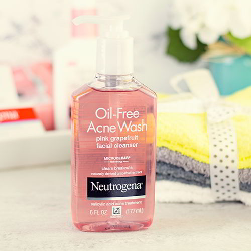 Neutrogena Pink Grapefruit Oil-Free Acne Wash Axit Salicylic