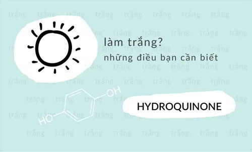 thành phần hydroquinone làm trắng da