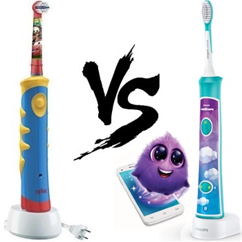 Oral B Kids vs Sonicare for Kids Electric Toothbrush