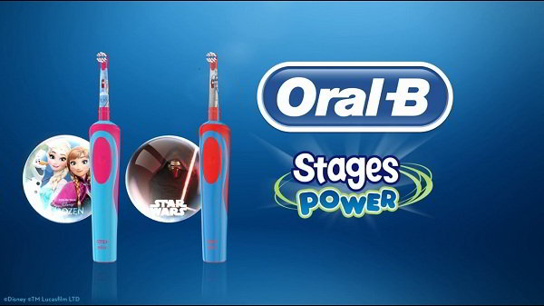Bàn chải điện cho trẻ em Oral B Kids