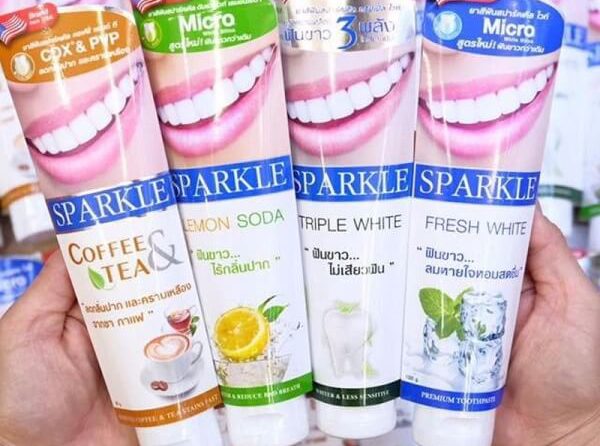 kem đánh răng sparkle