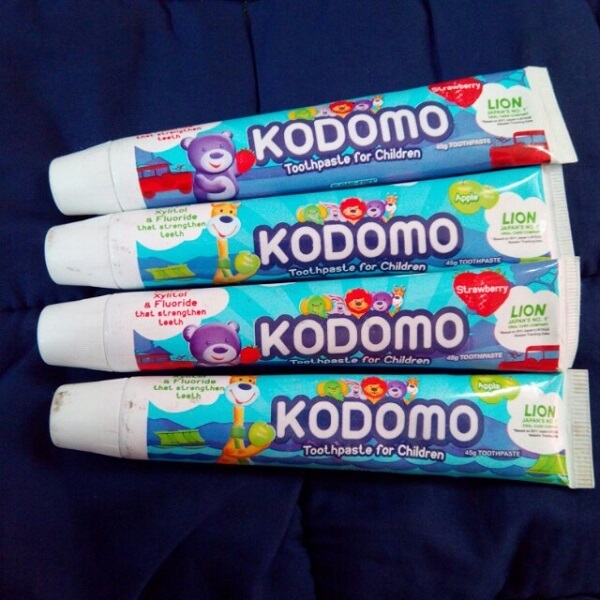 Đánh giá kem đánh răng Kodomo Lion