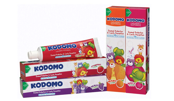 Thông tin về kem đánh răng Kodomo Lion