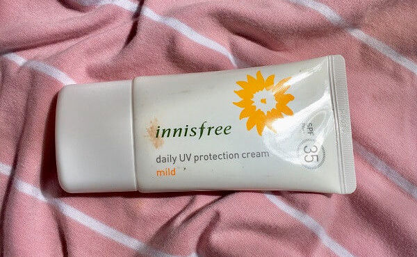 kem chống nắng cho da khô da nhạy cảm Innisfree Daily Mild UV Protection Cream Mild SPF35/PA++ tốt nhất