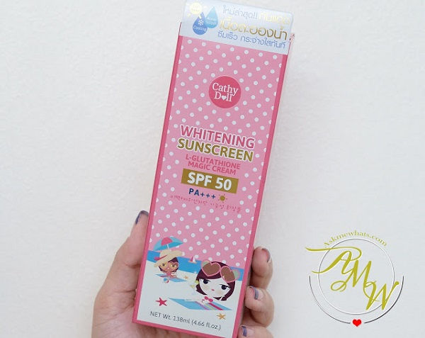 kem chống nắng cathy doll review