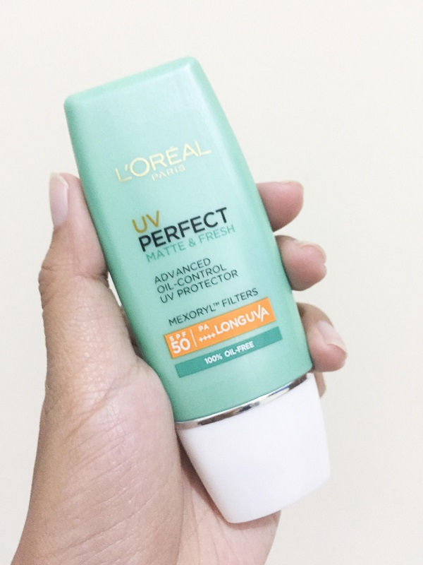 Kem chống nắng L’Oréal Paris UV Perfect Matte & Fresh review