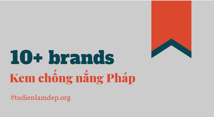 kem chống nắng pháp