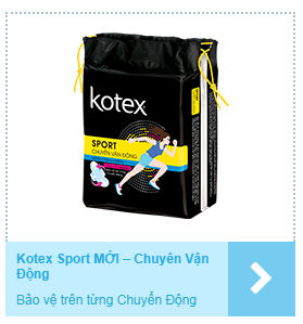 băng vệ sinh Kotex Sport
