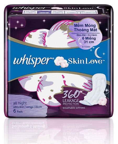 Whisper Skin Love ban đêm