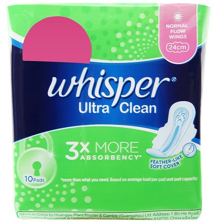 Dòng băng vệ sinh Whisper Ultra Clean