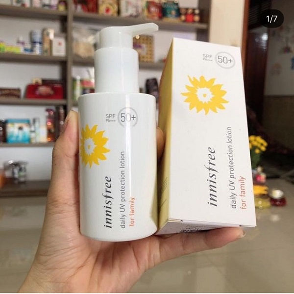kem chống nắng Innisfree Daily UV Protection Lotion for Family SPF50+/PA+++