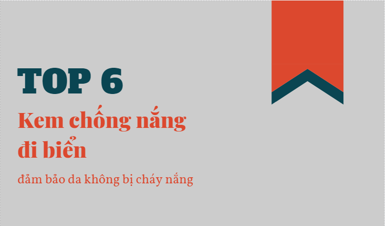 kem chống nắng đi biển