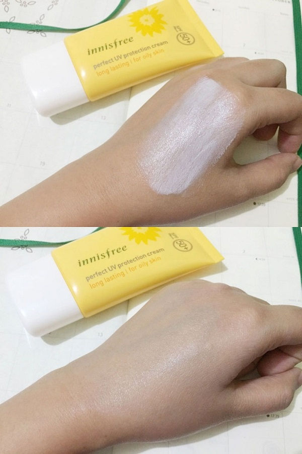 Innisfree Perfect UV Protection Cream Long Lasting SPF50+/PA+++ For Dry Skin review