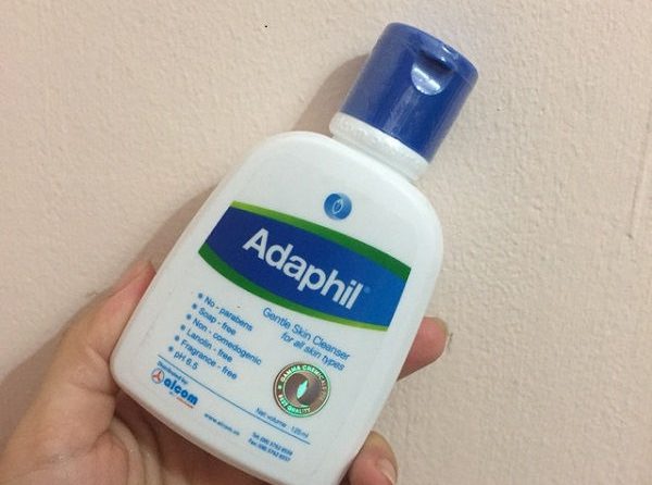 review sữa rửa mặt adaphil