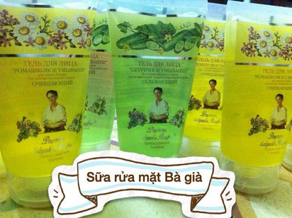 sữa rửa mặt bà già nga agafia