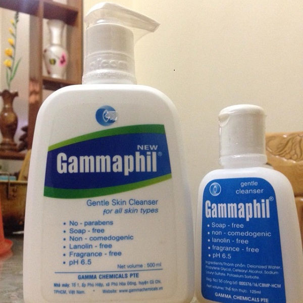 texture Sữa rửa mặt Gammaphil