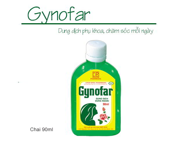 dung dịch vệ sinh phụ nữ Gynofar