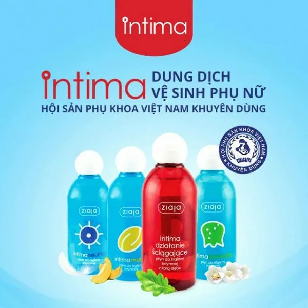 dung dịch vệ sinh phụ nữ intima ziaja