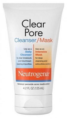 sữa rửa mặt cho tuổi dậy thì Neutrogena Clear Pore Cleanser/Mask