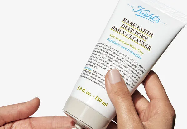 sữa rửa mặt đất sét kiehl's