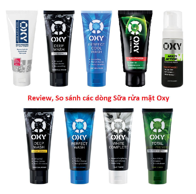 sữa rửa mặt oxy