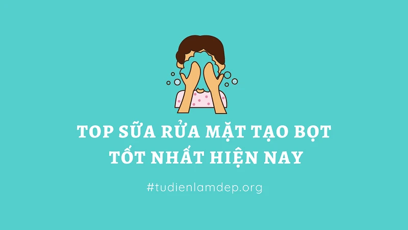 sữa rửa mặt tạo bọt