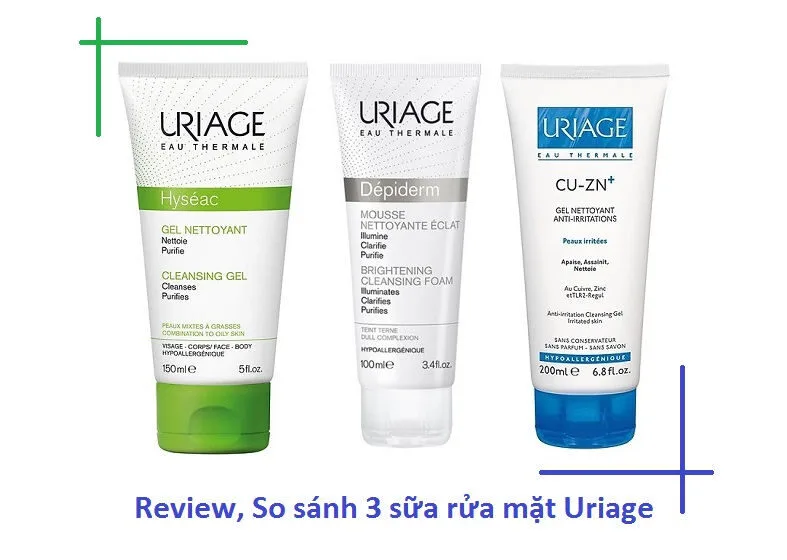 sữa rửa mặt uriage