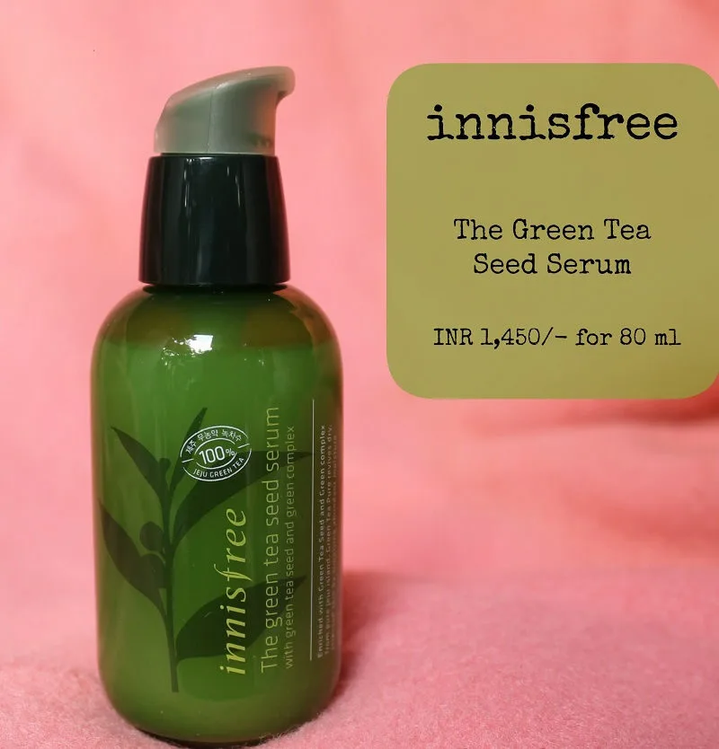 tinh chất trà xanh innisfree green tea seed serum cho da dầu