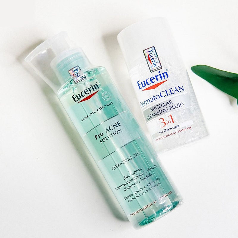 review nước tẩy trang eucerin