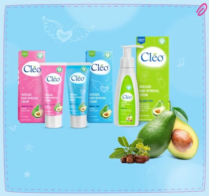 review kem bơ tẩy lông cleo