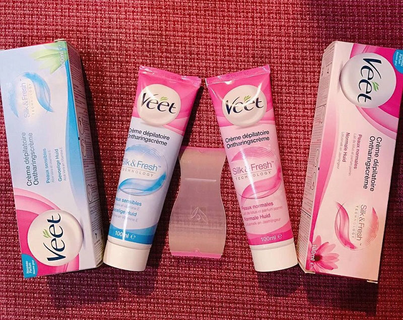 kem tẩy lông veet silk & fresh