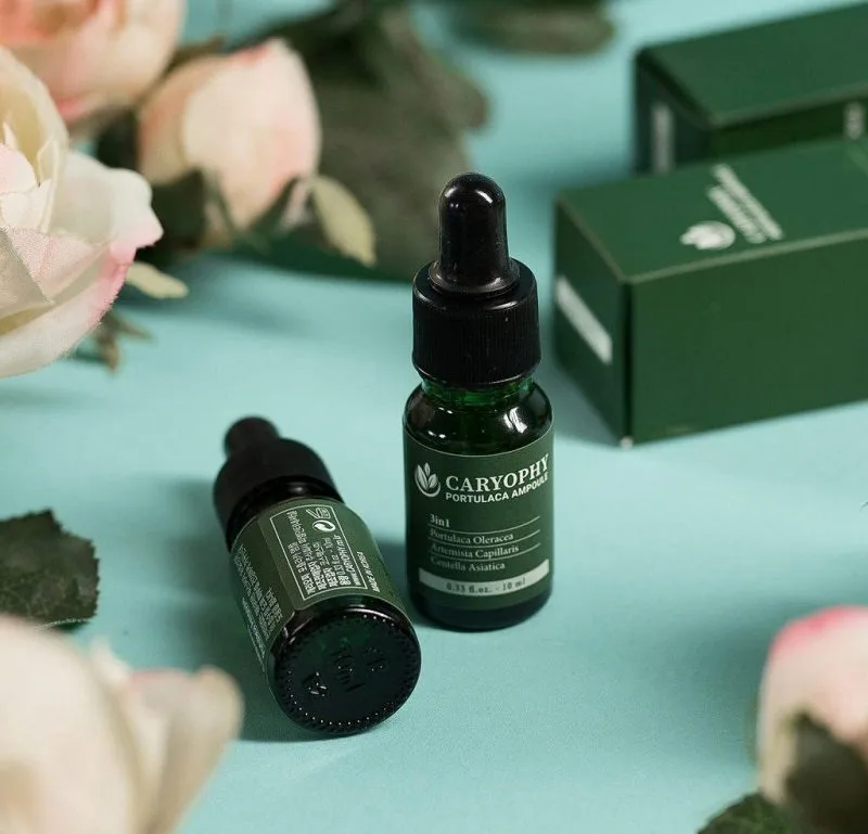 review tinh chất serum trị mụn caryophy