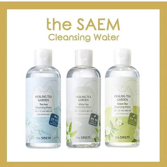 nước tẩy trang the saem healing tea garden cleansing water