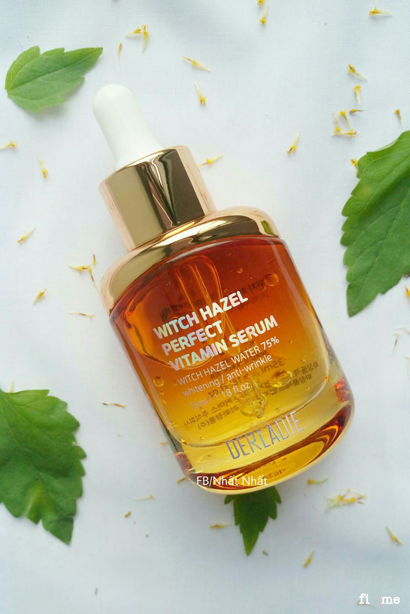 tinh chất trị mụn Serum Derladie Witch Hazel Perfect Vitami