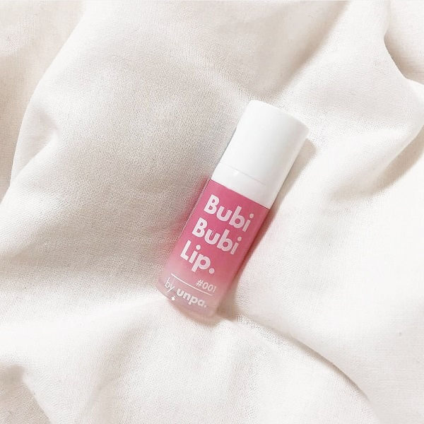 review tẩy da chết môi bubi bubi lip unpa #001