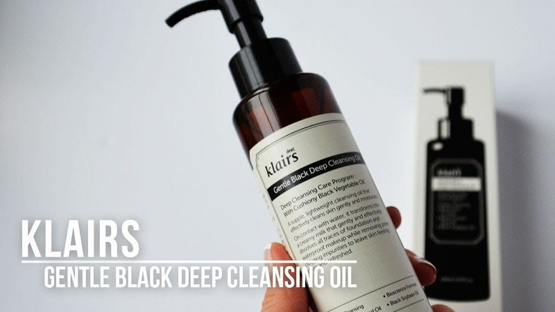 Dầu tẩy trang Klairs Gentle Black Deep Cleansing Oil