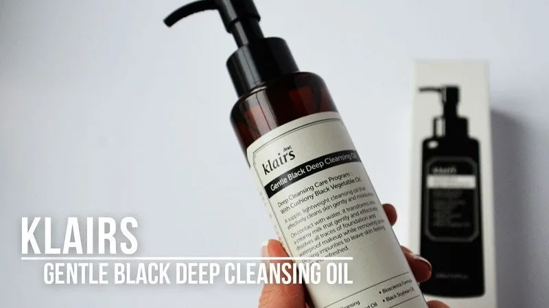 Dầu tẩy trang Klairs Gentle Black Deep Cleansing Oil