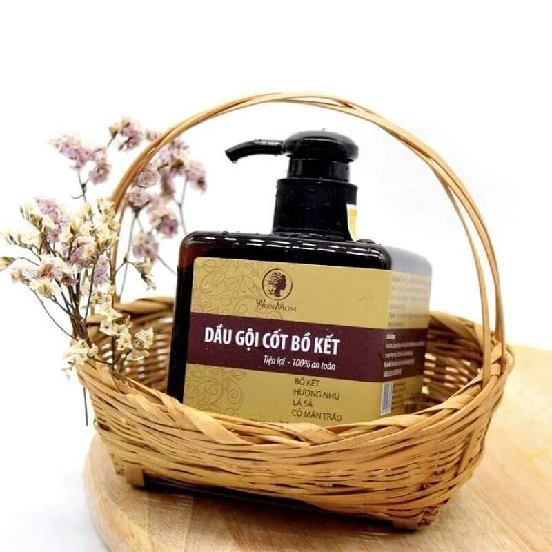 dầu gội cốt bồ kết thảo dược wonmom