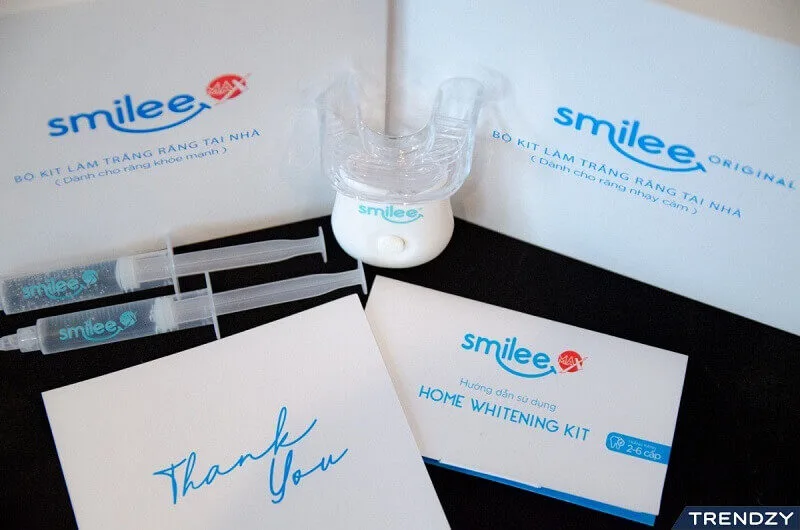 bột kit làm trắng, tẩy răng smilee